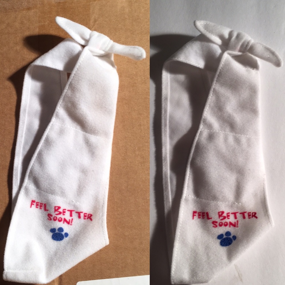 Pet Paws sling with two sided stick loop closure